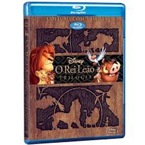 Blu-Ray - o Rei Leão - a Trilogia - Disney