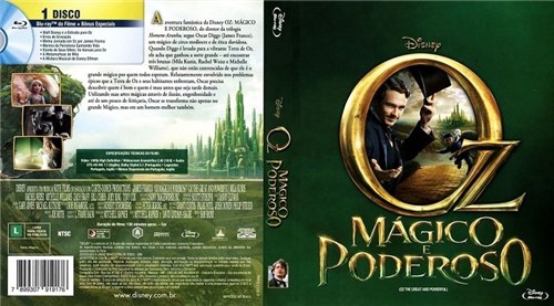 Blu-Ray Oz Mágico e Poderoso Usado