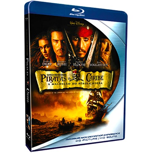 Blu Ray - Piratas do Caribe - a Maldição do Pérola Negra