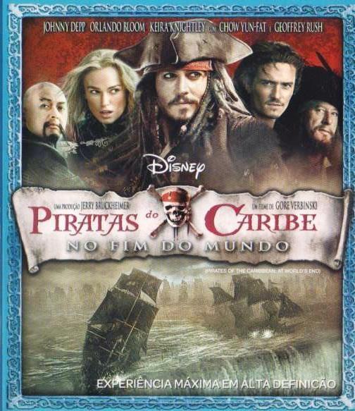 Blu-Ray Piratas do Caribe - no Fim do Mundo - Universal