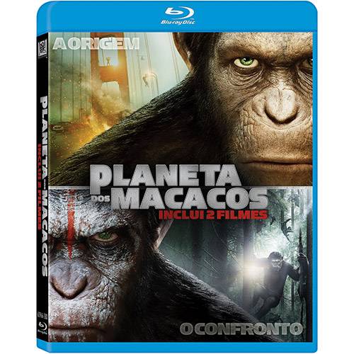 Blu-ray - Planeta dos Macacos: a Origem + Planeta dos Macacos: o Confronto