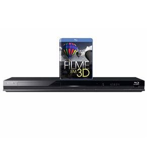 Blu-Ray Player 3D Sony BDP-S470 C/ Cabo HDMI e Entrada USB