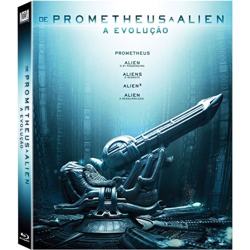 Blu-ray Quadrilogia Alien + Prometheus (5 Discos)