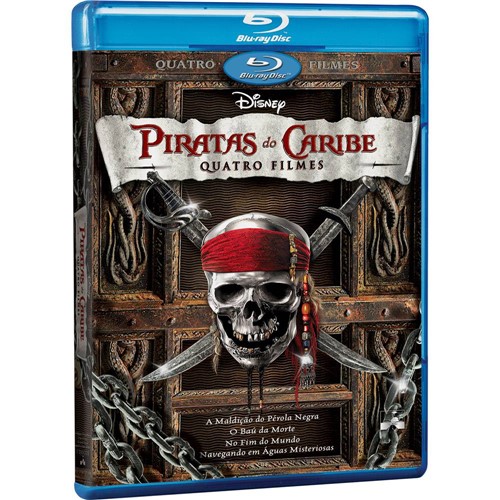 Tudo sobre 'Blu-ray Quadrilogia Piratas do Caribe (4 Filmes 5 Discos)'