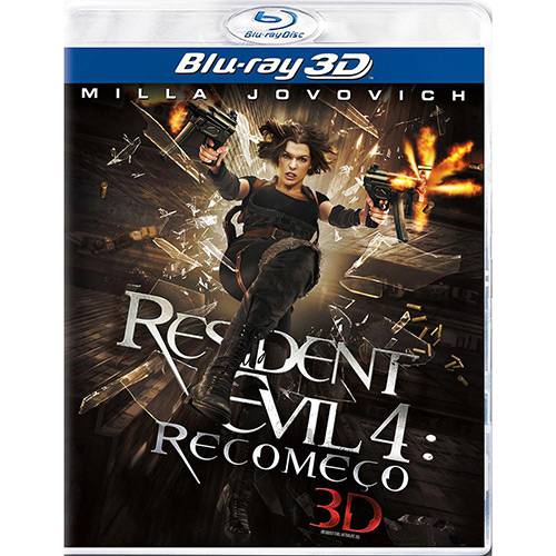 Blu-Ray - Resident Evil 4: Recomeço (3D)