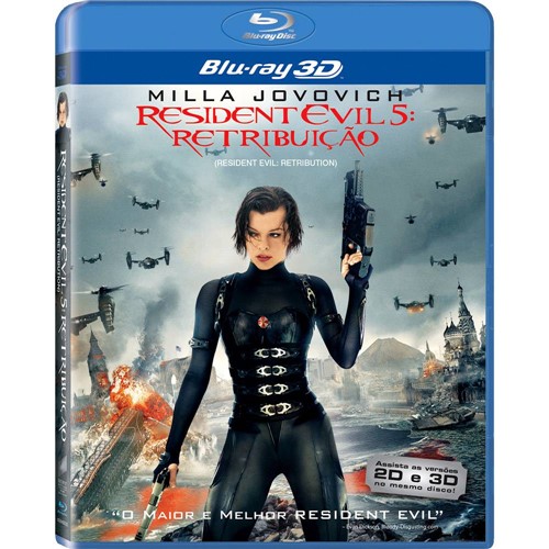 Blu-ray Resident Evil 5: Retribuição (3D)