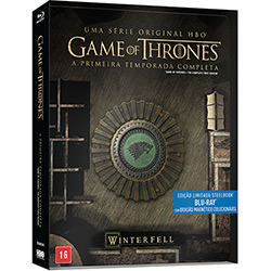 Blu-Ray Steelbook Game Of Thrones - 1ª Temporada Completa + Brasão Magnético Colecionáve