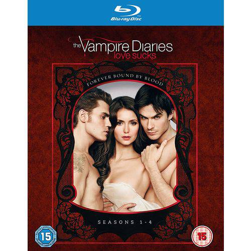 Blu-ray - The Vampire Diaries - as 4 Temporadas Completas