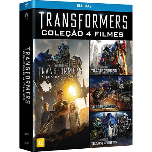 Blu-ray - Transformers Quadrilogia (4 Discos)
