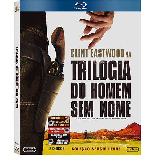 Blu-ray Trilogia do Homem Sem Nome - Clint Eastwood (3 Discos)