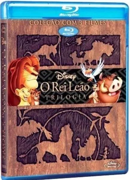 Blu-ray Trilogia o Rei Leão - Disney