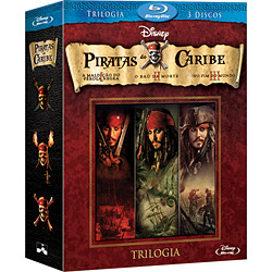 Blu-ray Trilogia Piratas do Caribe