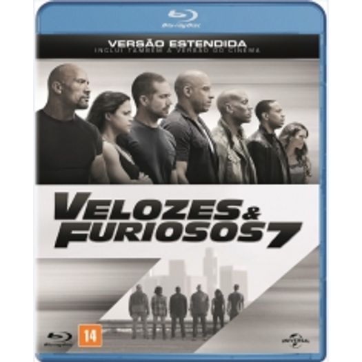 Blu-Ray Velozes & Furiosos 7