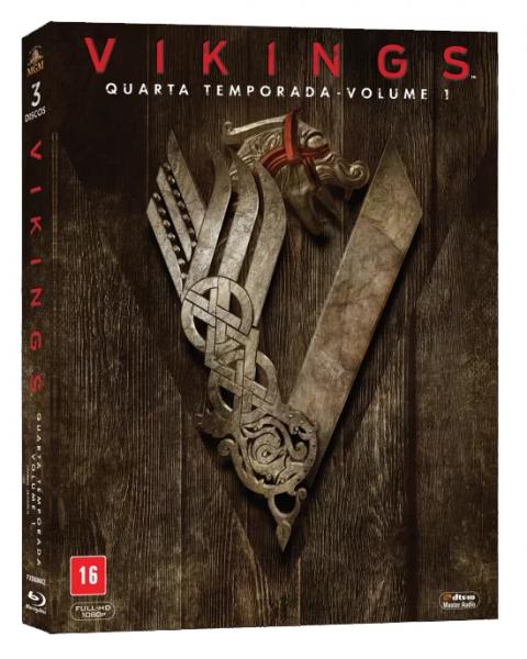 Blu-Ray Vikings - Quarta Temporada Vol 1 (3 Bds) - 1