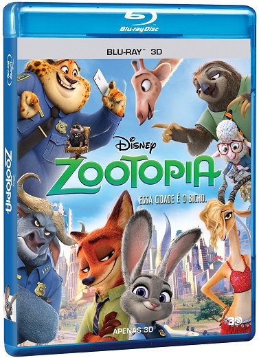 Blu-Ray Zootopia 3d - 1