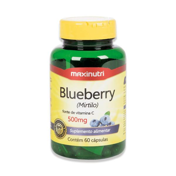 Blueberry 500mg com 60 Cápsulas Maxinutri