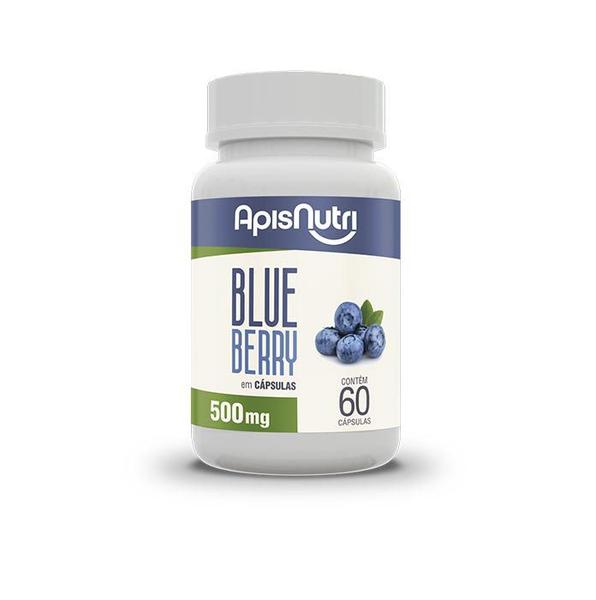 Blueberry 60 Capsulas 500mg - Apisnutri