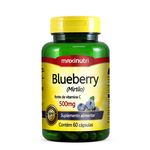 Blueberry (Mirtilo) 500mg 60 cápsulas Maxinutri