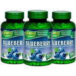 Blueberry Mirtilo 550mg 3 X 120 Cápsulas - Unilife