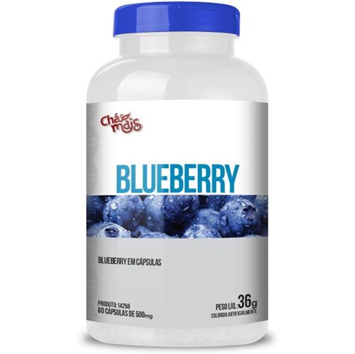 Blueberry Mirtilo 60 Cápsulas - Chá Mais