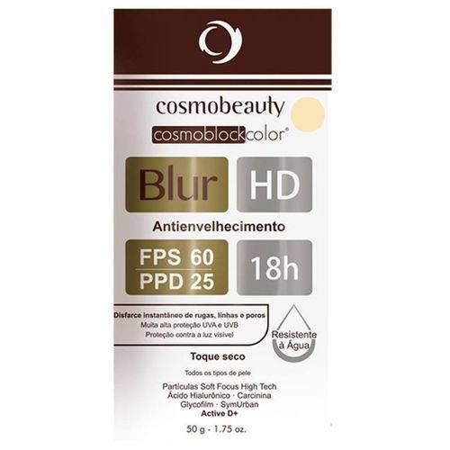 Tudo sobre 'Blur HD FPS60 Antienvelhecimento Cor Natural Cosmobeauty'