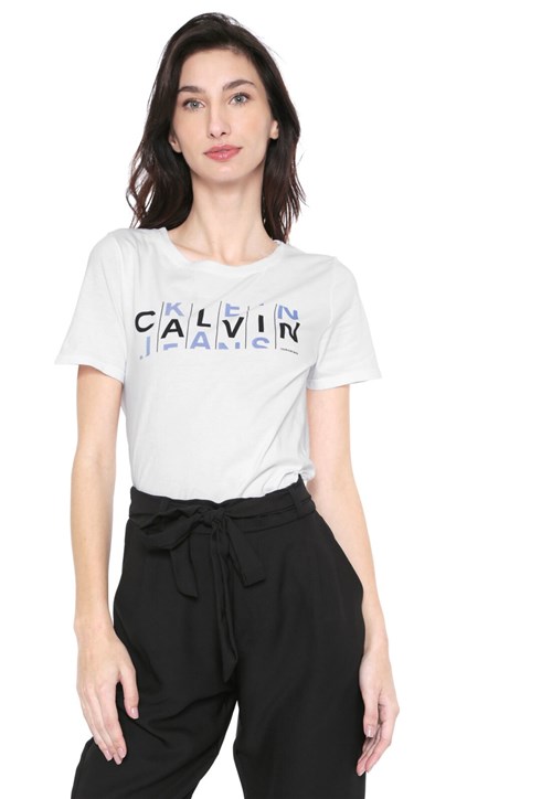 Blusa Calvin Klein Jeans Move Branca