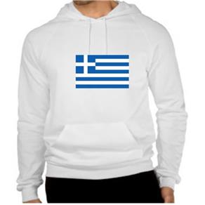 Blusa de Moletom Bandeira Grécia - GG - Branco