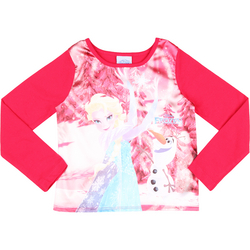 Blusa Infantil Brandili Cetim Frozen