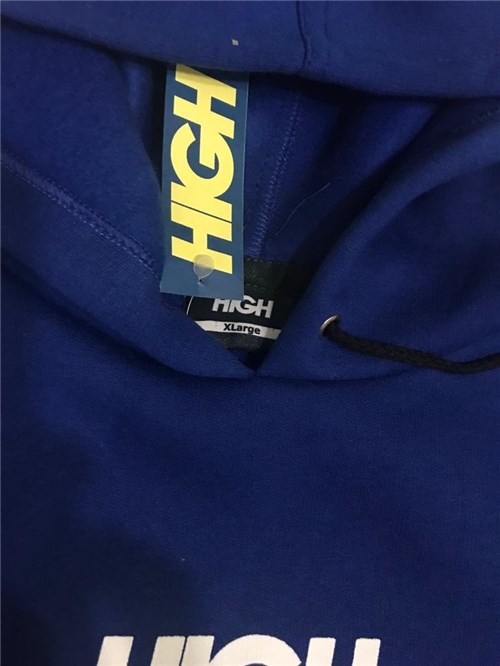 Tudo sobre 'Blusa Moletom High Logo Box Azul (Azul, P)'