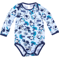 Body para Bebê Malwee Pinguins