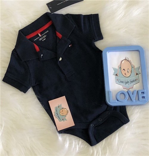 Body Polo Azul Tommy Hilfiger (3meses)