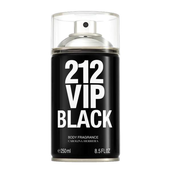Body Spray Masculino Carolina Herrera 212 VIP Men Black 250ml