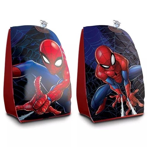 Boia de Braço Inflável Marvel Spider Man / Homem Aranha 29X15Cm Etitoy...