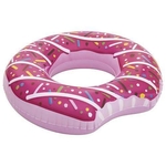 Boia Donut Inflável Rosa Mor