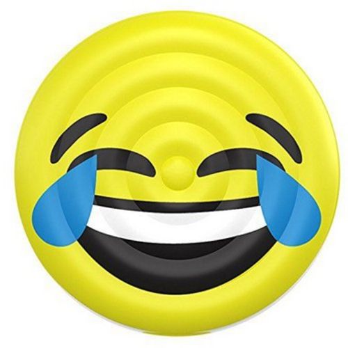 Boia Emoji Inflável Chorando de Rir