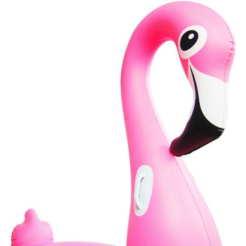 Boia Flamingo Rosa Inflável Gigante 1,75cm X 150cm