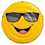 Bóia Ilha colchão Inflável Emoji Cara Legal para Piscina 57254 Intex (Boia Emoji das Blogueiras) 1,73m
