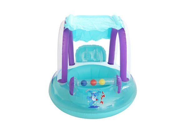Boia Infantil - Baby Seat Ring Azul Inflável - Ntk