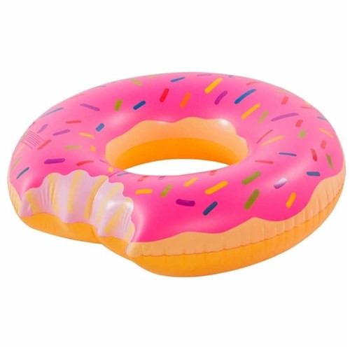 Boia Inflável Bel Fix Especial Gigante - Anel Donut Rosa