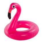 Boia Inflável Bel Lazer Redonda Flamingo 110cm Rosa
