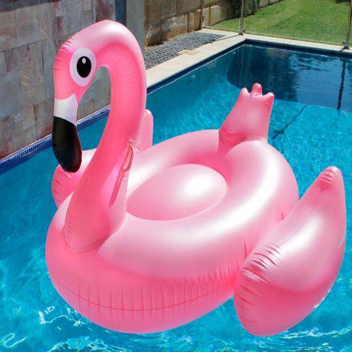 Bóia Inflável Especial Gigante Flamingo - Bel Fix
