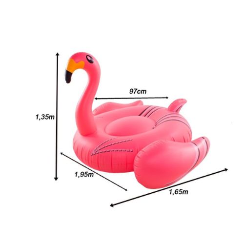 Boia Inflável Especial Gigante Flamingo Belfix