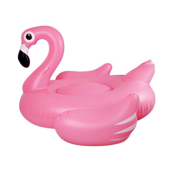 Boia Inflável Especial Gigante Redonda Flamingo Belfix