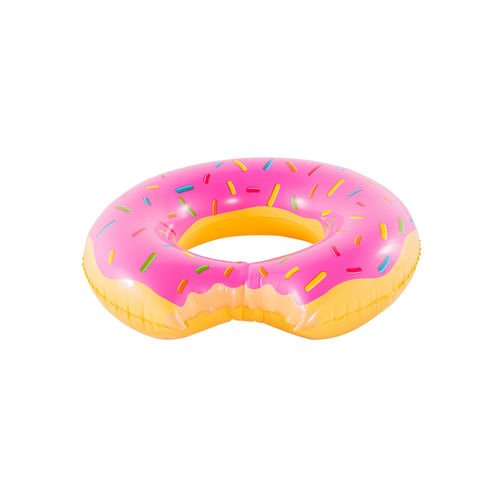 Boia Inflável Gigante Anel Donut Rosa Belfix