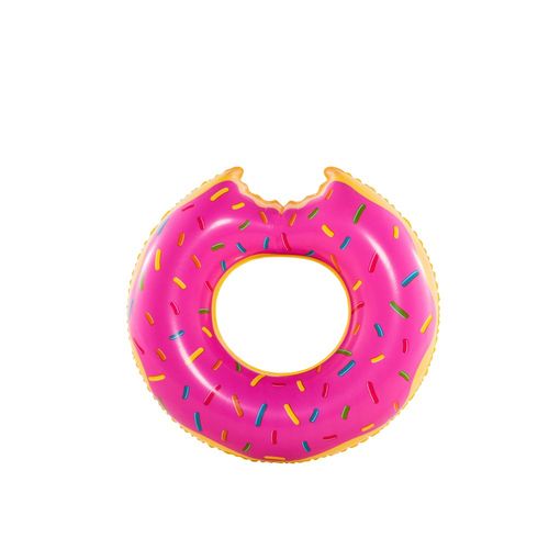 Boia Inflável Gigante Especial Redonda Donut Rosa - Uso Adulto
