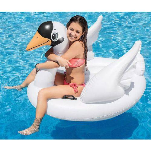 Boia Inflável para Piscina Cisne Branco Intex (Boia das Blogueiras Famosas)