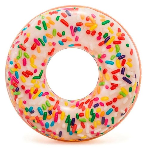 Bóia Inflável Redonda Donut de Granulado - Intex
