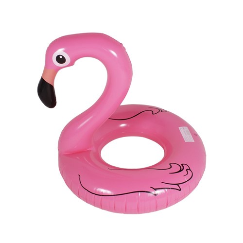 Boia Inflável Redonda Flamingo