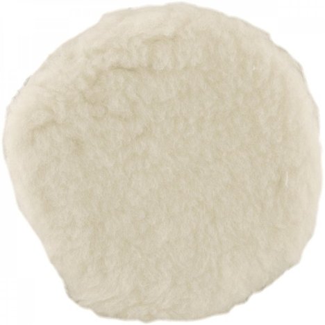 Boina de Lã para Polimento 5' Vonder - Caixa com 3 Unidade - Branco