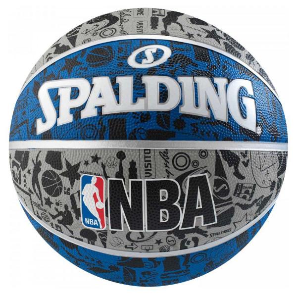 Bola Basquete NBA Graffiti (Azul) - Spalding